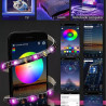 Taśma LED RGB 5 metrów na rolce z kablem USB i modułem Bluetooth