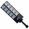 Latarnia solarna z 300 diodami LED i panelem solarnym, czujnik ruchu i uchwyt montażowy