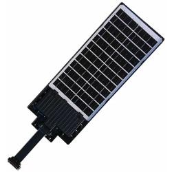 Latarnia solarna z 300 diodami LED i panelem solarnym, czujnik ruchu i uchwyt montażowy