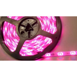 Zdjęcie taśmy LED 5m z 300 diodami RGB, pilotem i zasilaczem 12V