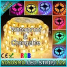 Zdjęcie taśmy LED 5m z 300 diodami RGB, pilotem i zasilaczem 12V