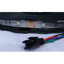 Zdjęcie taśmy LED 5m z 300 diodami RGB, pilotem i zasilaczem 12V