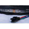 Zdjęcie taśmy LED 5m z 300 diodami RGB, pilotem i zasilaczem 12V
