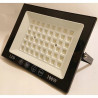 Smukły naświetlacz LED 100W z czarną ramą i białą wnęką z diodami LED