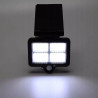 Halogen solarny z panelem, 4 diodami COB i pilotem do sterowania