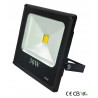 Naświetlacz LED 30W z czarną obudową i płaskim panelem COB