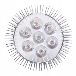 Żarówka LED do upraw roślin z gwintem E27 o mocy 21W i aluminiowym radiatorze