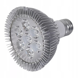 Żarówka LED do upraw roślin z gwintem E27 o mocy 21W i aluminiowym radiatorze