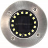 4 lampy solarne LED wbijane z 16 diodami SMD i metalową obudową
