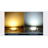 moduł LED COB 50 W neutralna barwa światła, metalowa podstawa, płaski kształt