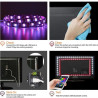 Taśma LED RGB 5 metrów z kablem USB i modułem sterowania Bluetooth podświetlająca telewizor