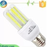 Żarówka LED 5W z trzema rurkami LED, biała podstawa z gwintem E27