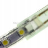 Taśma LED na rolce z diodami SMD 5050 emitująca ciepłe światło, zasilana 230V