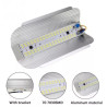 Halogen LED doświetlacz 50W z aluminium i regulacją kąta w użyciu na zewnątrz w nocy