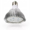 Żarówka LED do uprawy roślin z gwintem E27 i aluminiowym radiatorem, światło czerwono-niebieskie