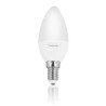 Mleczna żarówka świecowa LED 5W z gwintem E14 marki Whitenergy