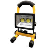 Akumulatorowy halogen LED 30W z dwoma diodami COB i regulowanym stojakiem