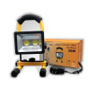 Akumulatorowy halogen LED 30W z dwoma diodami COB i regulowanym stojakiem