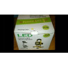 Halogen LED 20W na żółtej ramie z uchwytem i wskaźnikiem baterii