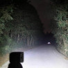 Czarny halogen doświetlacz LED z 18 diodami i uchwytem montażowym