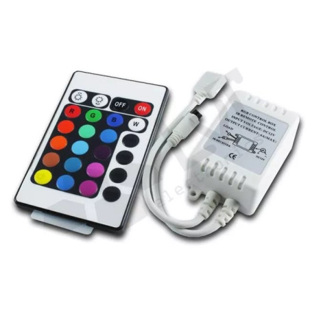 Sterownik taśm LED RGB 12V model 4932 z pilotem na podczerwień