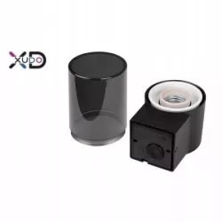 Kinkiet ścienny czarny IP44 do żarówki E27 max 40W Vipelectro