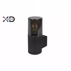 Kinkiet ścienny czarny IP44 do żarówki E27 max 40W Vipelectro