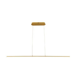 Lampa wisząca LED 20W 4000K 120 cm w kolorze złotym