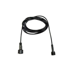 Czarny kabel przedłużający 3 m z dwoma końcówkami systemu Neo