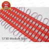 Moduł LED z trzema czerwonymi diodami SMD5730 na białej płytce