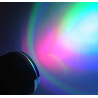 Mini reflektor disco LED RGB z pięcioma diodami świecącymi kolorowo