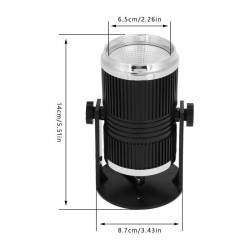 Mini reflektor disco LED RGB z pięcioma diodami świecącymi kolorowo