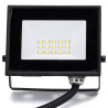 Naświetlacz LED 10W 6500K 900lm czarny IP65 z kablem 22,5cm