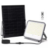 Halogen LED solarny 200W z panelem monokrystalicznym, pilotem i kablem 2m