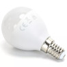 Żarówki LED E14 11W 3000K 2 sztuki kulka G45 białe