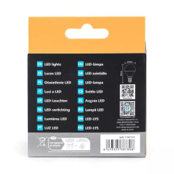 Żarówki LED E14 11W 3000K 2 sztuki kulka G45 białe