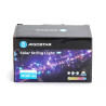 Lampki solarne LED RGBY 10 sztuk 0.048W 10m z panelem 0.3W IP65