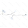 Lampki sznurkowe 25 LED RGBY 2,5 m zasilane 3 bateriami AA IP44