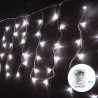 Lampki soplowe 200 LED 10 m zimna barwa przezroczysty przewód IP44