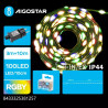 Liniowe lampki choinkowe 100 LED multikolor 10 m z IP44