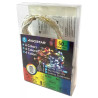 Liniowe lampki drucikowe 50 LED RGBY 5 m na 3 baterie AA