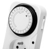 Programator czasowy 24h mechaniczny z uziemionym gniazdem 3680W 250V