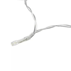 Lampki LED 100 szt. RGBY 10m z pilotem na 3 baterie AA, IP44