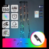 Zewnętrzne magiczne lampki sznurkowe 150 LED RGBIC 10W IP44 z Bluetooth