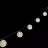 Girlanda LED 10 kul bawełnianych 2 m ciepłe światło na baterie
