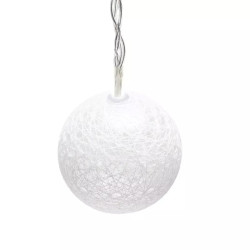 Girlanda LED 10 kul bawełnianych 2 m ciepłe światło na baterie