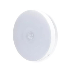 Lampka nocna LED 0,5W 6500K z czujnikiem ruchu i światła, ładowana USB