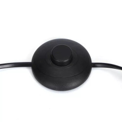 Lampa podłogowa metalowa 145 cm czarna z gwintem E27 do wnętrz