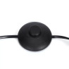 Lampa podłogowa metalowa 145 cm czarna z gwintem E27 do wnętrz