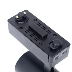 Reflektor LED 10W 4000K 800lm czarny dwuprzewodowy do wnętrz